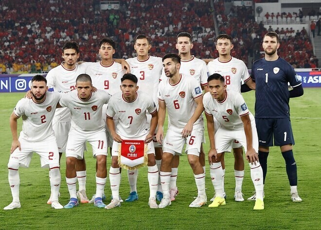 15日に日本と対戦するインドネシア代表。(C)Getty Images