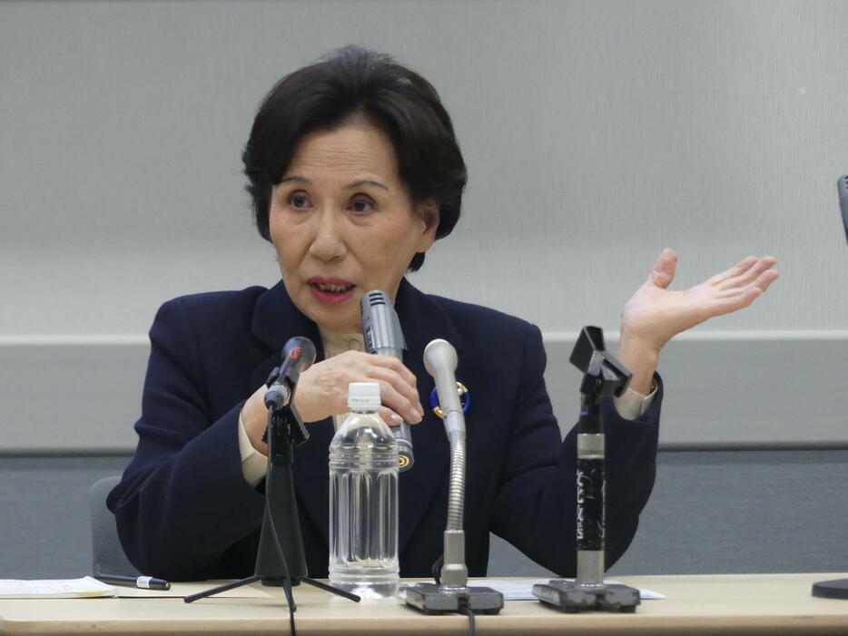 田中真紀子元外相（2023年12月撮影）