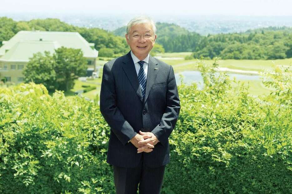 代表取締役会長　西田明男 image by: ゴールドウイン