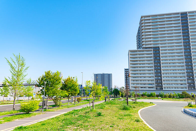 あすと長町のゆったりした美しい街並み（写真／PIXTA）