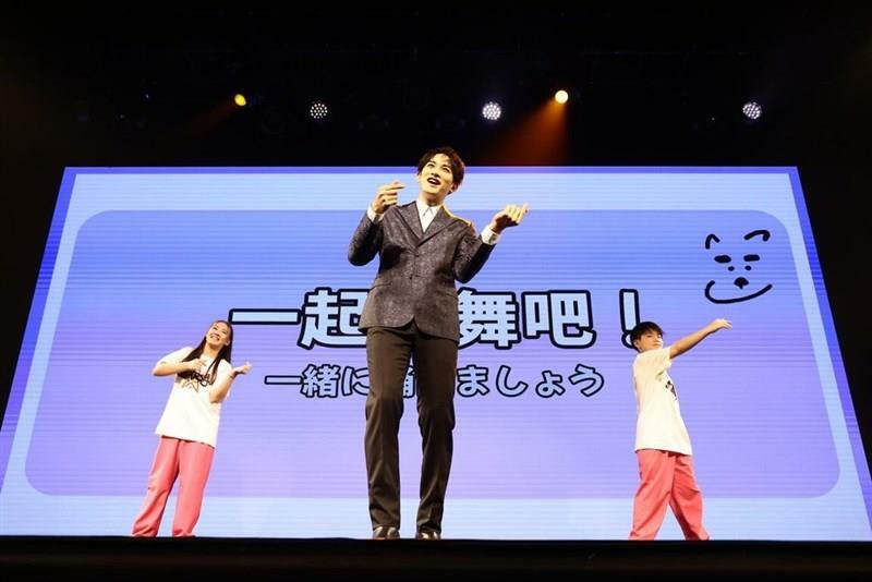 台北市内でファンミーティングイベントを開催した町田啓太＝LDH愛夢悦提供