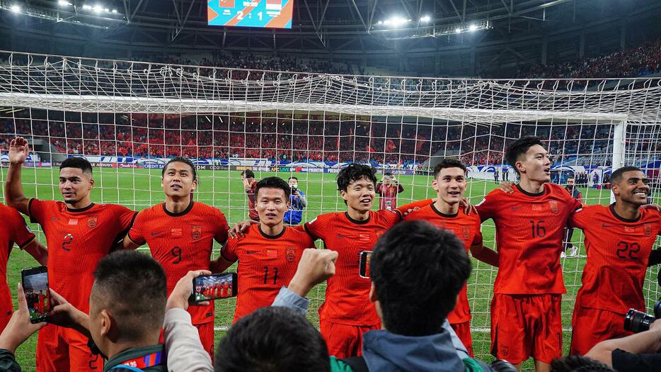 連勝中の中国代表(C)Getty Images