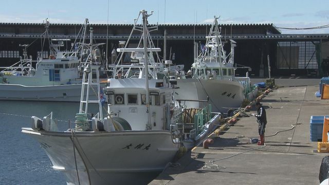 8日早朝の出港が決まる=越前漁港