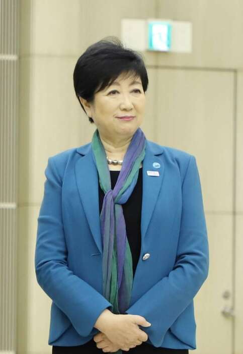 小池百合子・東京都知事（外崎晃彦撮影）