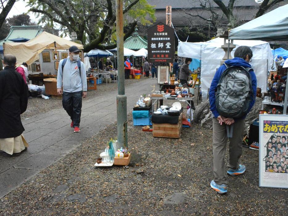 中山法華経寺「祖師堂」周辺