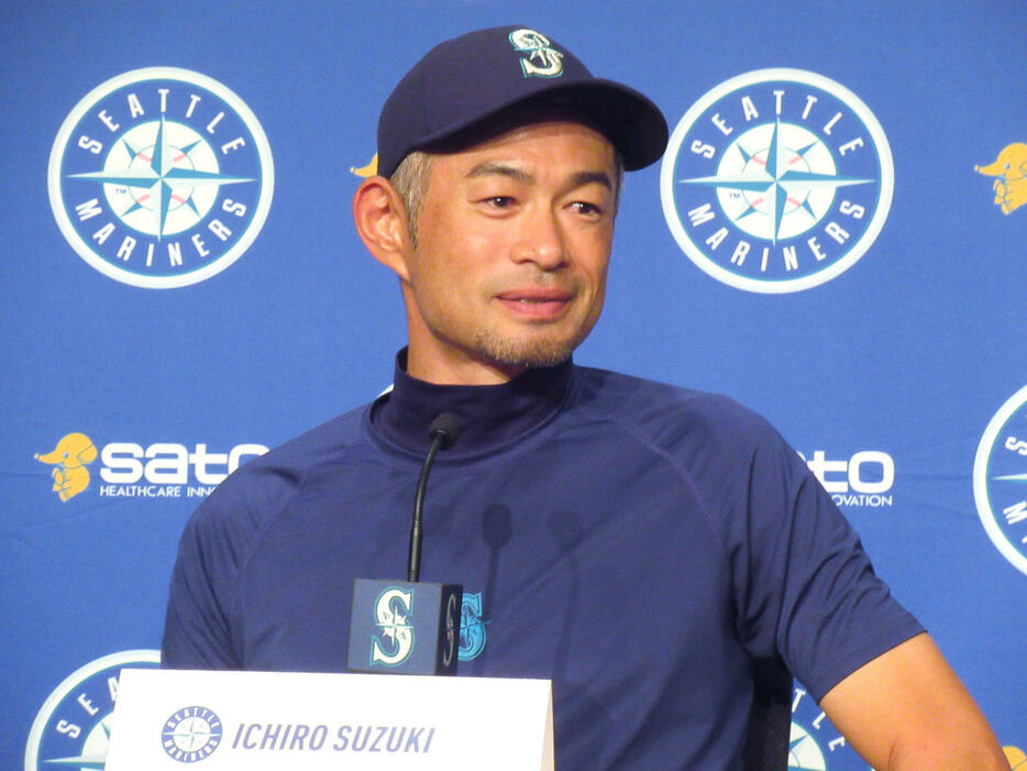 マリナーズのイチロー氏（撮影・水次祥子）