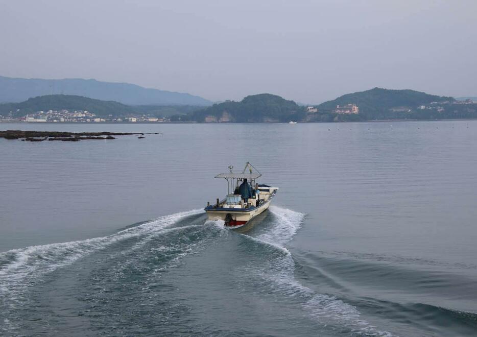 静かで、風光明媚な天草の海