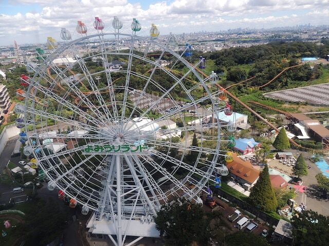 「大観覧車」から「Sky-Go-LAND」を見ると……