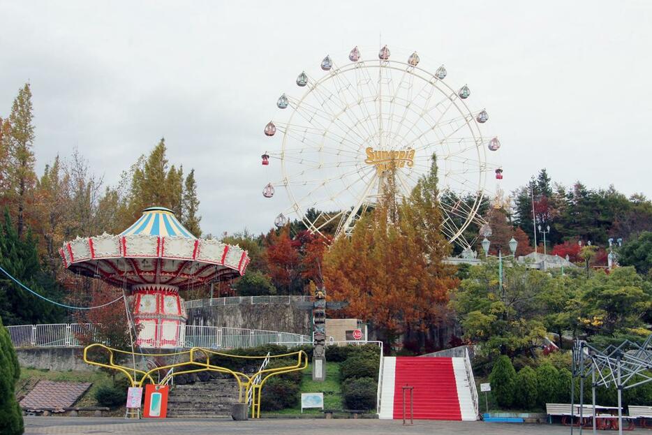 １２月１日まで入園料が無料となるサントピアワールド＝１１月２０日、阿賀野市久保