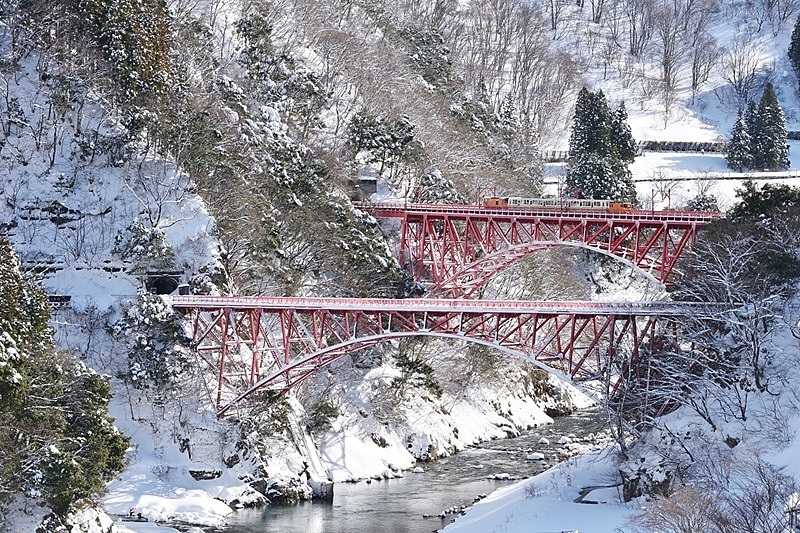 冬の黒部峡谷で特別ツアー