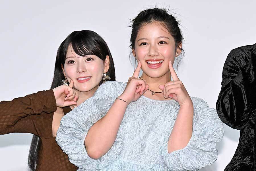 イベントに登場した齊藤なぎさ（左）と渡邉美穂【写真：ENCOUNT編集部】