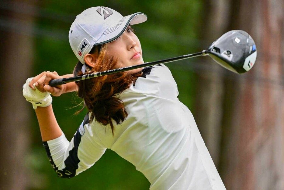 プロとして初めて日本のファンの前でプレーした馬場咲希　写真：Getty Images