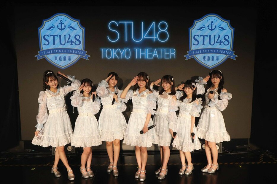 ＳＴＵ４８が４日、東京・池袋のＳＴＵ４８東京劇場で「ＳＴＵ４８ ＳＨＯＷＣＡＳＥ ＬＩＶＥ！１ｓｔ～５ｔｈ」と題した新公演を行った（Ｃ）ＳＴＵ.