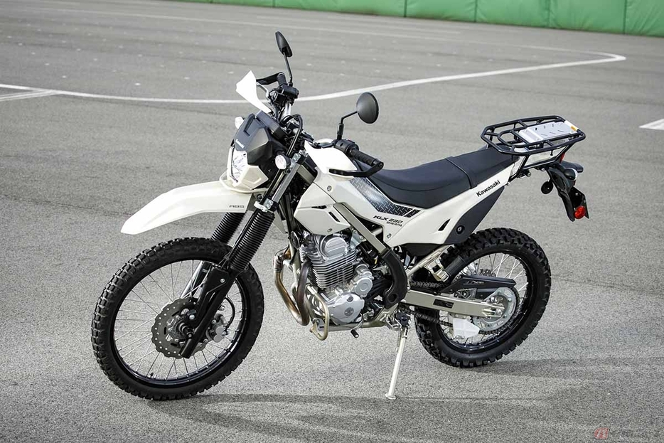 カワサキ「KLX230 SHERPA」純正アクセサリー装着車