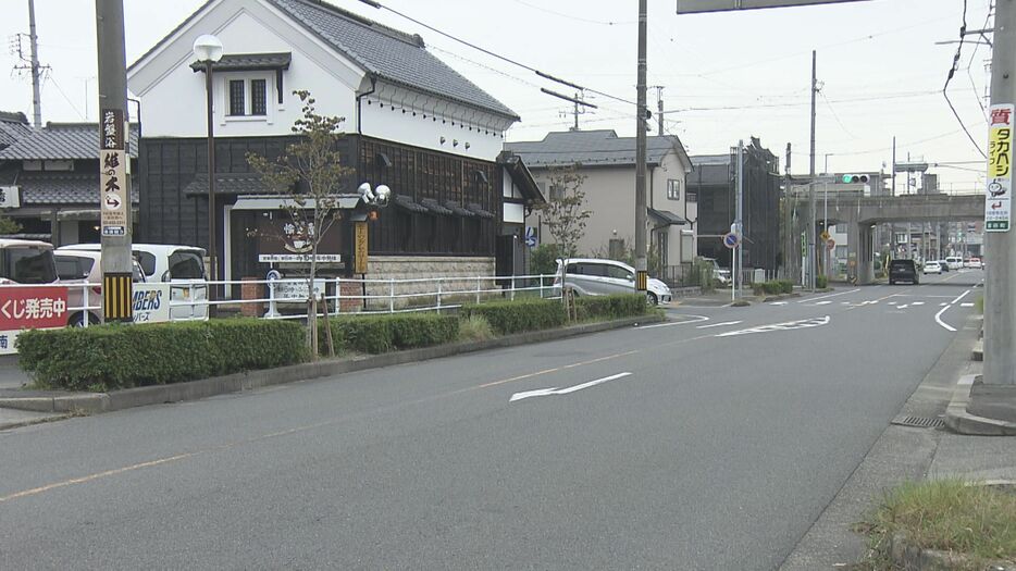 事故があった現場 名古屋市中川区