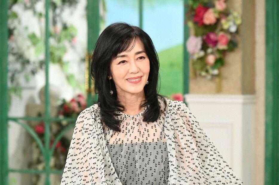 トーク番組「徹子の部屋」に出演した早見優さん＝テレビ朝日提供