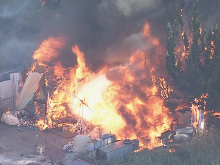 火事があった現場 愛知県津島市