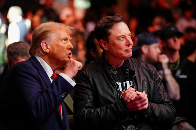 イーロン・マスクと会談するトランプ次期大統領　Photo/gettyimages