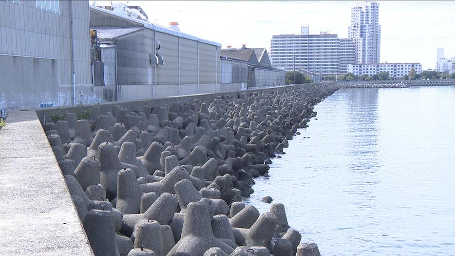 遺体が見つかった現場周辺