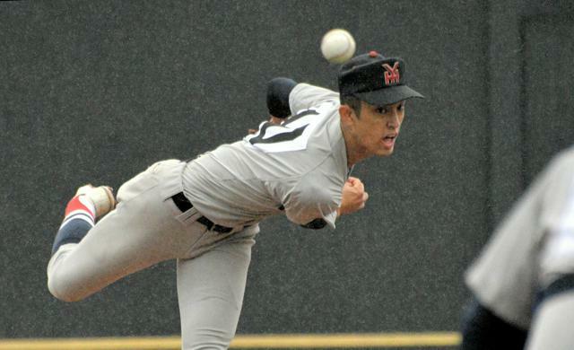 力投する横浜の織田翔希