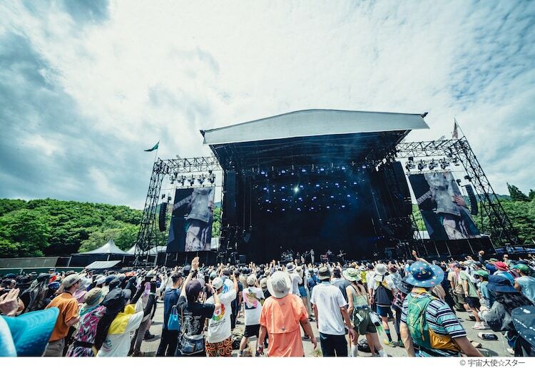 「FUJI ROCK FESTIVAL」の様子。