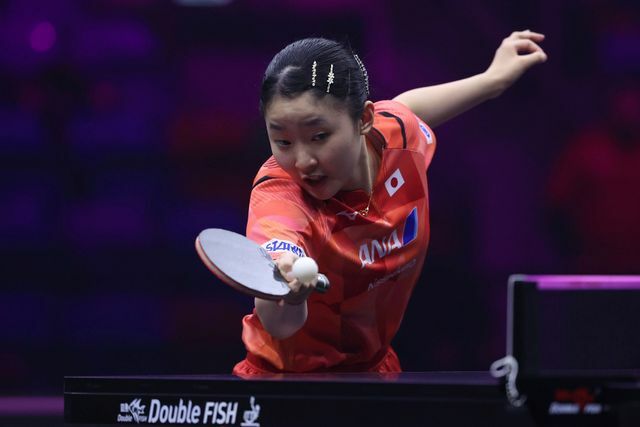 初戦で勝利した張本美和選手（写真：アフロ）