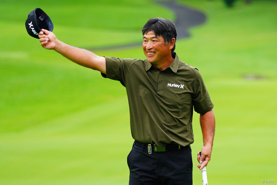 増田伸洋がPO制して今季2勝目をあげた（写真は2024年日本プロゴルフシニア選手権）