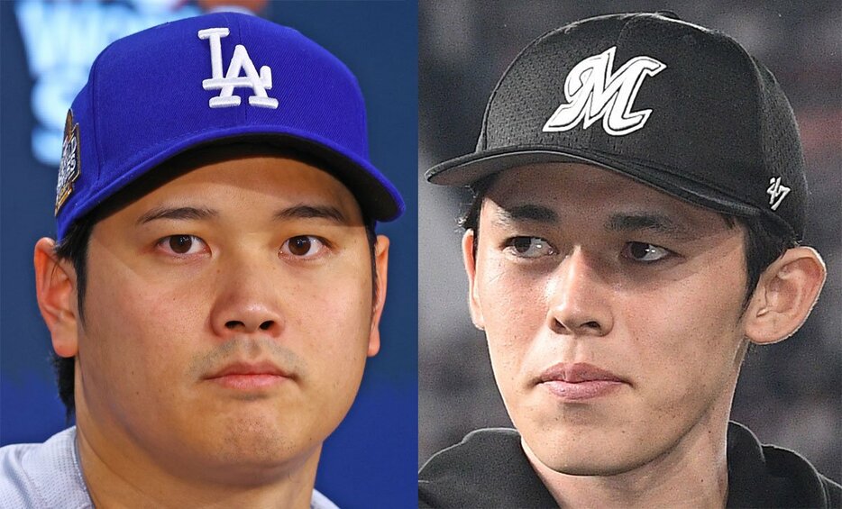 大谷翔平と佐々木朗希