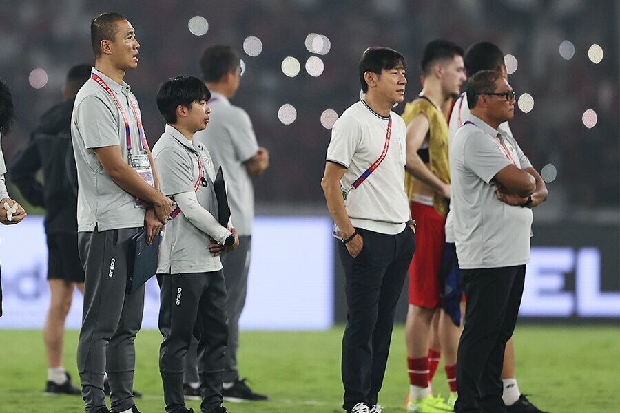 シン・テヨン監督が完敗の日本戦について話した【写真：Getty Images】