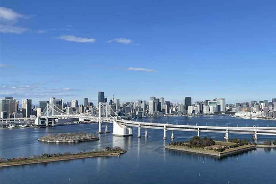 お台場からの景色（写真はイメージ）【写真：写真AC】