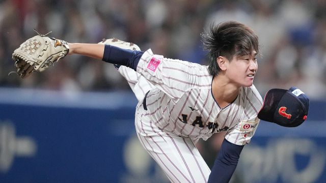 好投を見せた井上温大投手（写真：日刊スポーツ/アフロ）