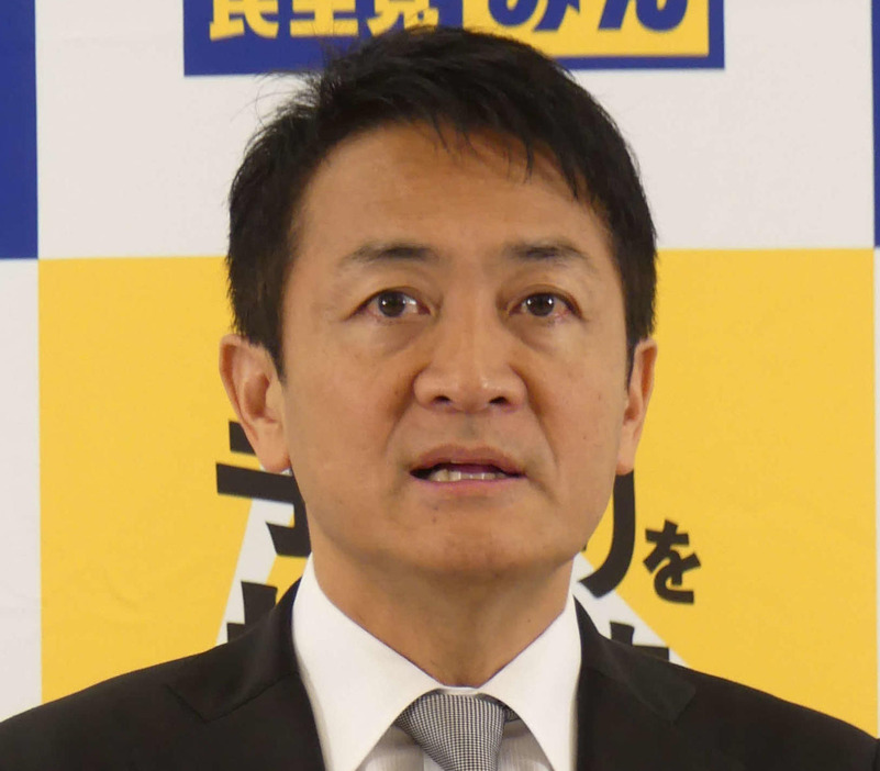 国民民主党の玉木雄一郎代表（2024年11月12日撮影）