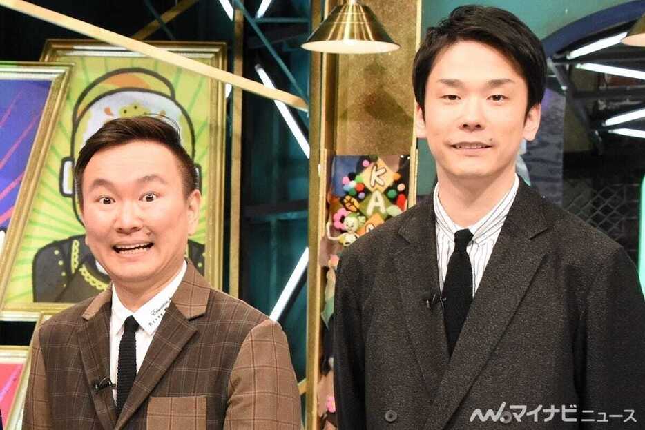 かまいたちの山内健司(左)と濱家隆一