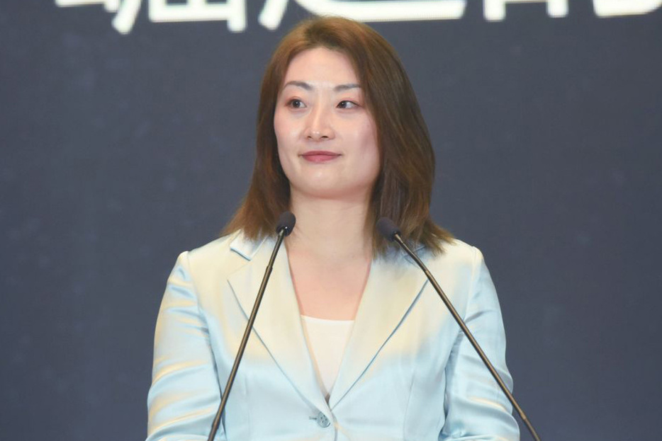 杭州娃哈哈（ワハハ）集団の会長でCEOの宗馥莉（CFOTO/Future Publishing via Getty Images）