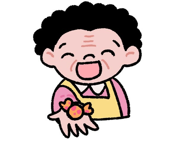 大阪のおばちゃんがアメちゃんを人にあげるのには、実は深い意味があった……？！ ※イラストはイメージです（ac-illust.com/ゆうじろ）