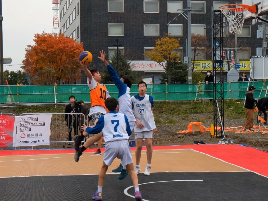 3×3（3人制バスケットボール）も実施