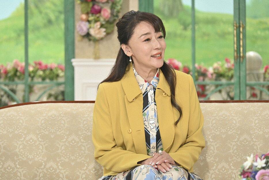 11月22日放送の「徹子の部屋」に出演した浅野ゆう子さん＝テレビ朝日提供