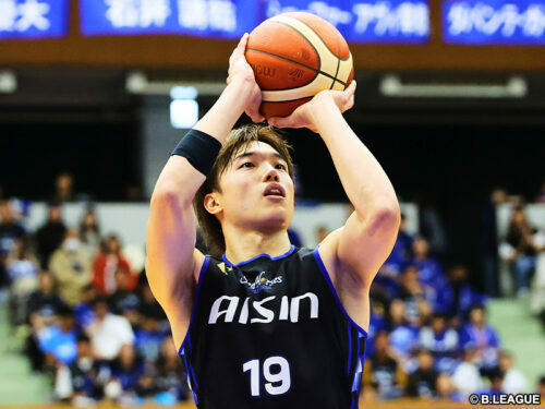 シーホース三河の西田優大［写真］＝B.LEAGUE