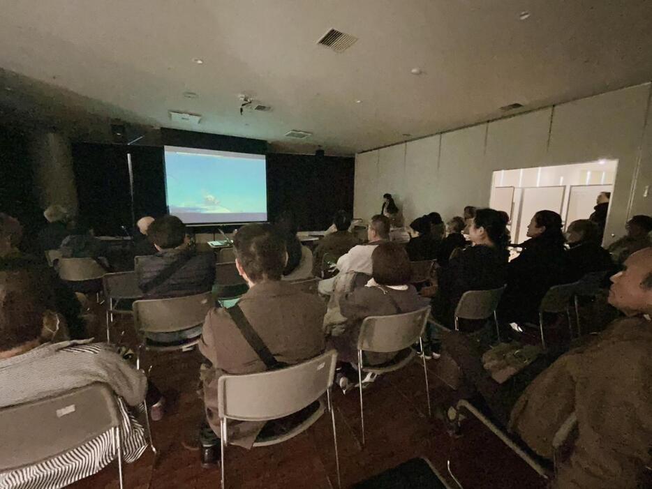 23日に開催した上映会の様子