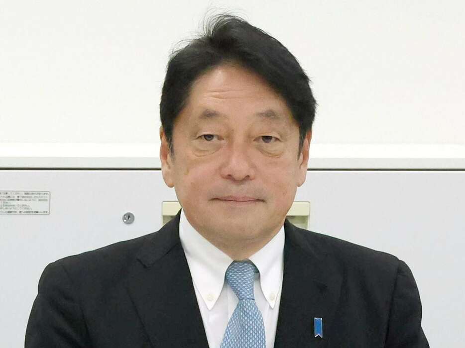 自民党の小野寺五典政調会長（春名中撮影）