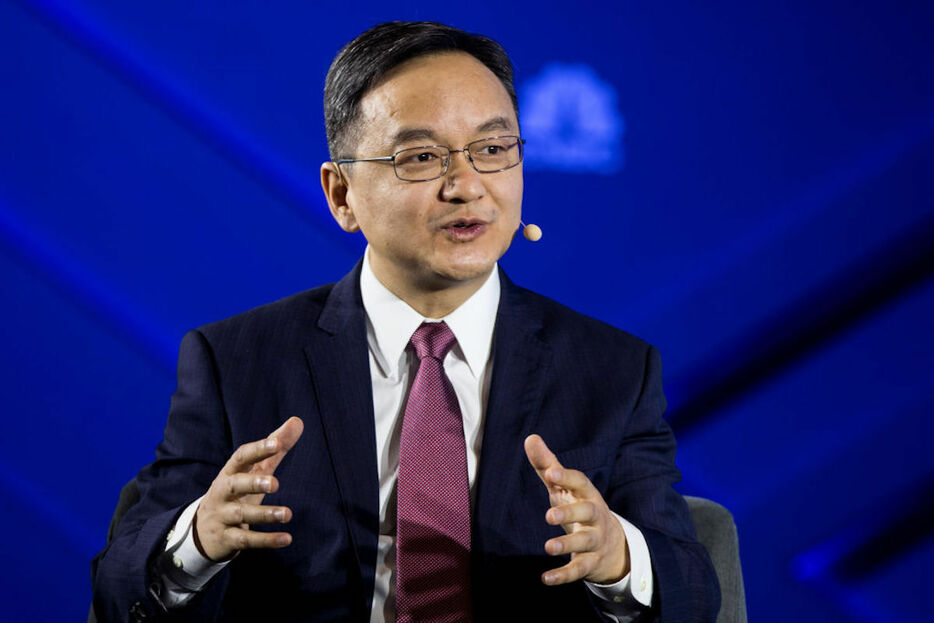 ポニー・エーアイの共同創業者でCEOのジェームス・ペン（Zhong Zhi/Getty Images for CNBC International）