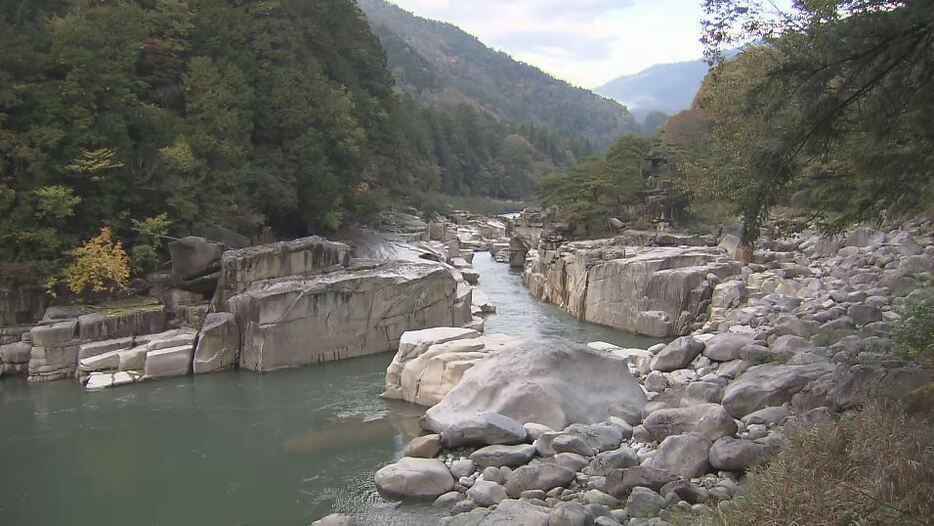 寝覚の床（上松町　11月4日）