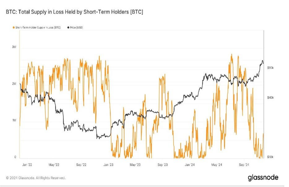 ビットコイン短期保有者、約80億ドル相当を取引所に移動──価格の底値を示す