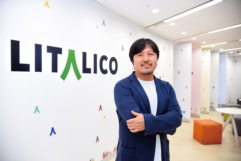 山口文洋 LITALICO社長（Photo 武市公孝：東京都目黒区の本社で）