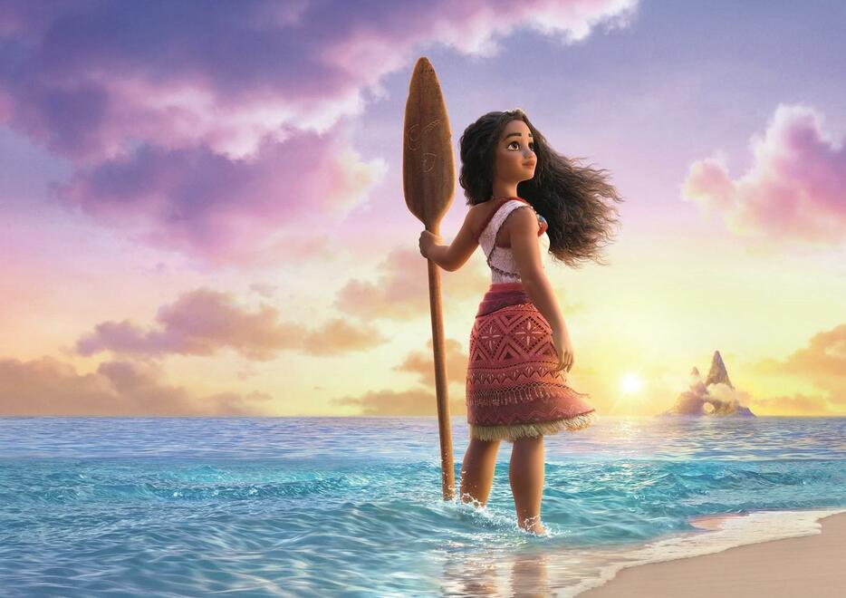 映画「モアナと伝説の海２」のメインビジュアル　（C）2024 Disney． All Rights Reserved