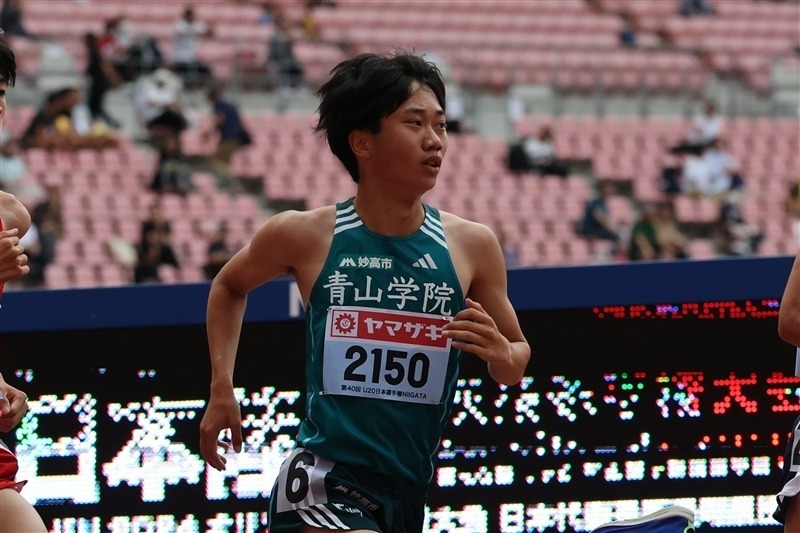 初ハーフで優勝した青学大の安島莉玖（写真は24年U20日本選手権）