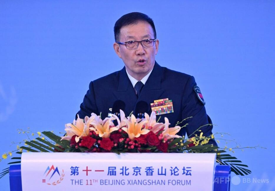 中国の董軍国防相（2024年9月13日撮影）。【翻訳編集】 AFPBB News