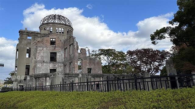 原爆ドーム＝広島市、家族撮影