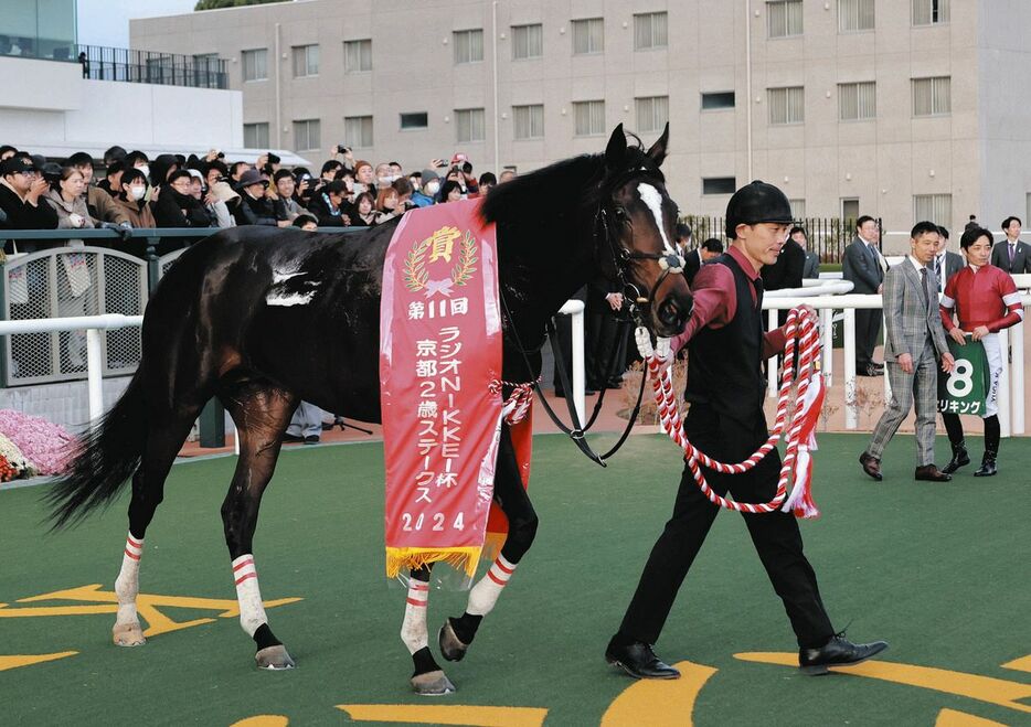 京都２歳Ｓを制したエリキング