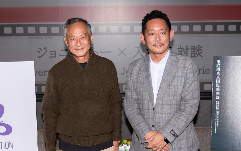 東京国際映画祭の恒例企画「交流ラウンジ」でジョニー・トー監督と入江悠監督の対談が実現！